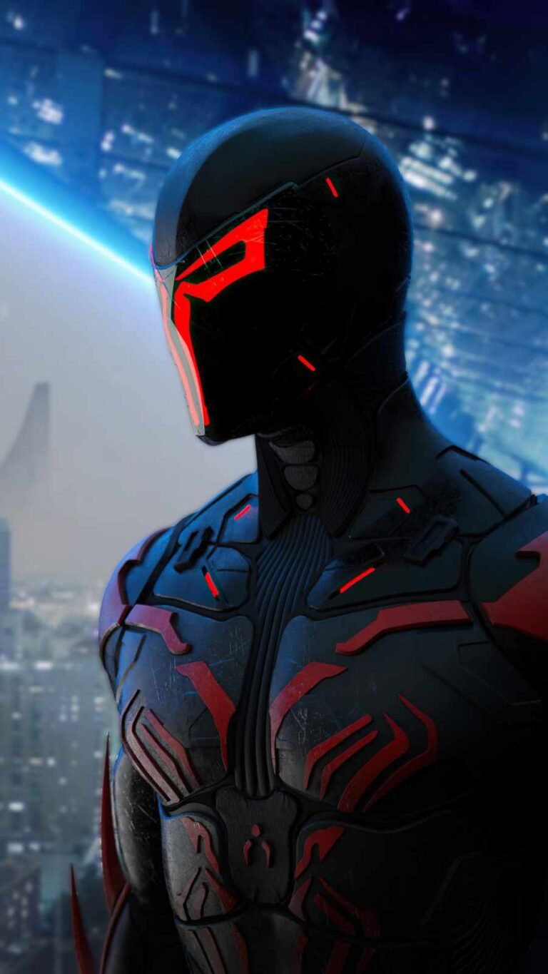 Best Wallpaper Spiderman 2099 cyber iPhone 14 backgounds