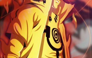 Naruto baryon mode iPhone Wallpaper 4k from Naruto Shippuden Anime 16