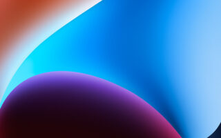 Officiel iPhone 14 Wallpaper 4K Purple Red