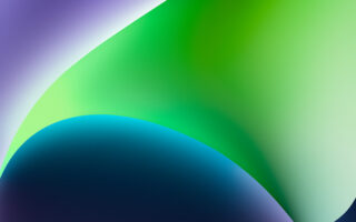Officiel iPhone 14 Wallpaper 4K Purple green