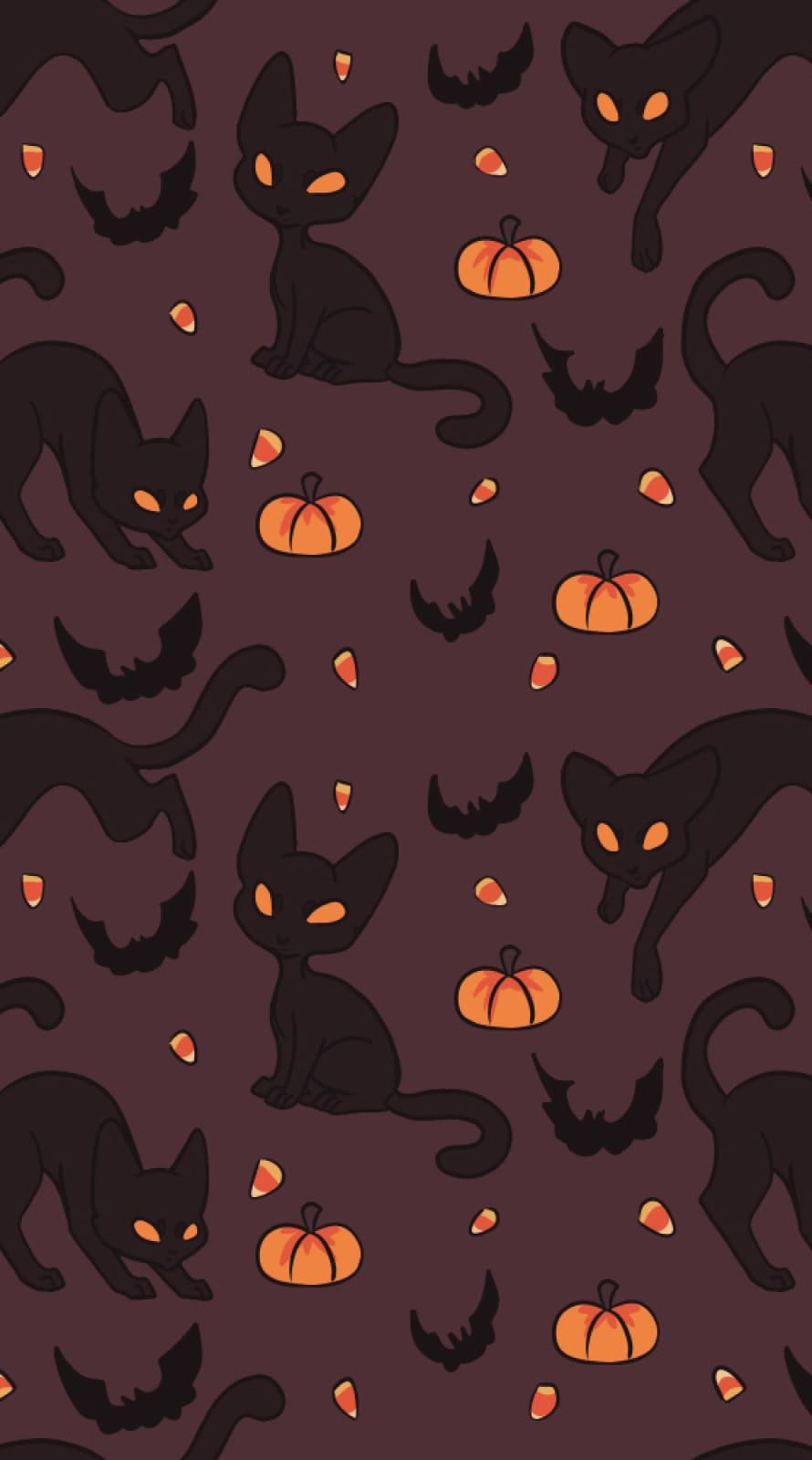 halloween background and halloween preppy wallpaper for iPhone 14 3