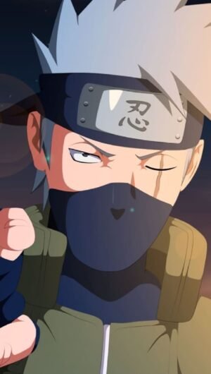 kakashi wallpaper 4k iPhone 14 Backgrounds from Naruto Anime 10
