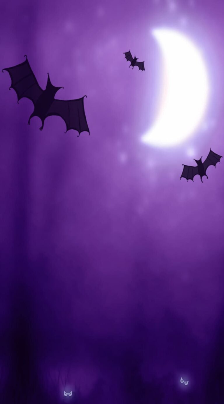 night moon free halloween background for iphone 14 wallpaper 10
